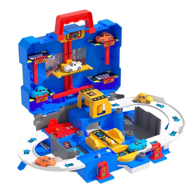 City Track Car Toy For Kids Buildable Playset for Younger Vehicle Enthusiasts Inspires Creativity Stimulating Creativity