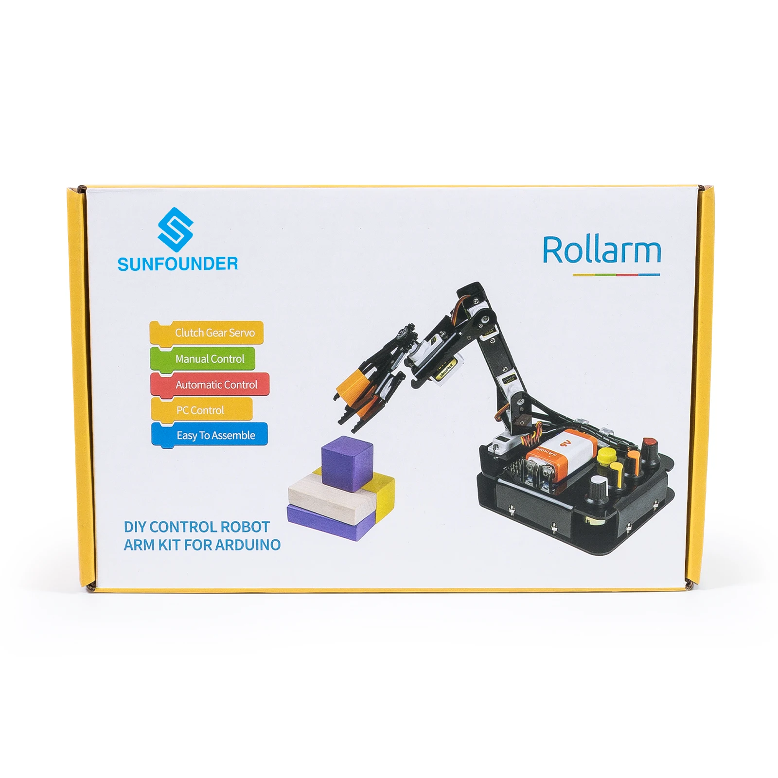 Cc Sunfounder Robotarm Edge Kit Compatibel Met Arduino R3-Een Robot Arm Te Leren Stem Onderwijs (101 stuks)