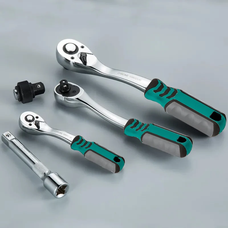 72 Teeth Drive Swivel Ratchet Wrench 1/4