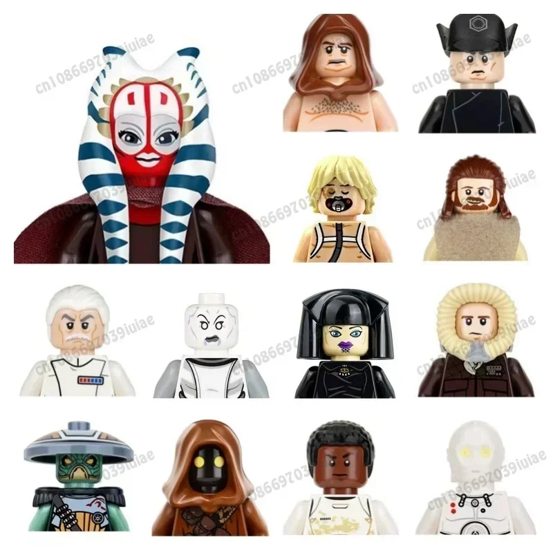 

Hot Toys STAR WARS Count Dooku Obi-Wan Han Solo Robot Figure Toy Bricks Assembling Doll Building Blocks PG666 TV8052 TV8030
