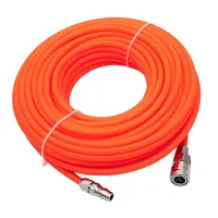 1pc Air Compressor Pump Hose Pneumatic Pipe Parts With Quick Connector Straight Tube High Pressure Flexible Pipe 10m/15m/20m