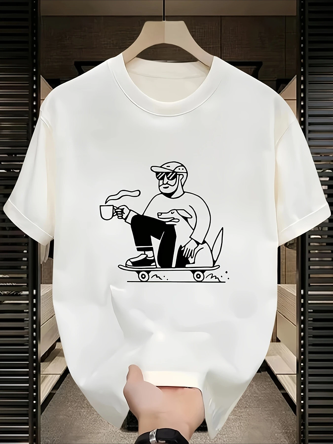 Funny Graphic Print T-Shirt Men Cotton O-Neck Short Sleeved Tee Overesized Casual Harajuku Men Unisex Tshirts Tops streetwear