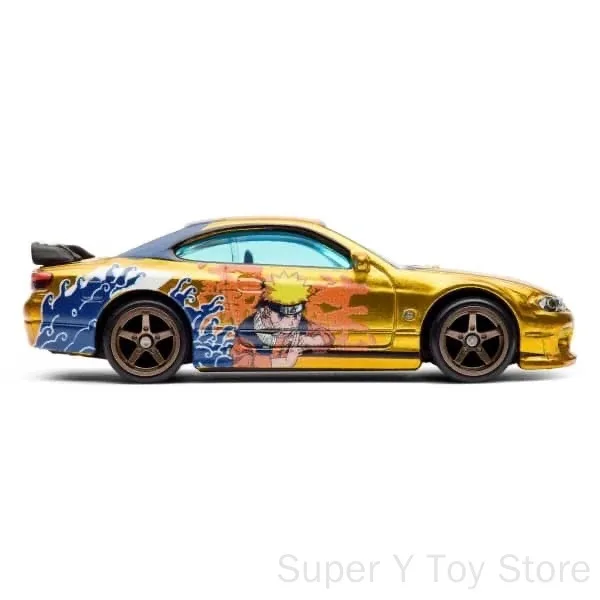 New Hot Wheels Diecast Car Uzumaki Naruto 1 64 Scale Nissan Silvia S15 Collectible For Anime Enthusiasts And Car Collectors Gift - view 3
