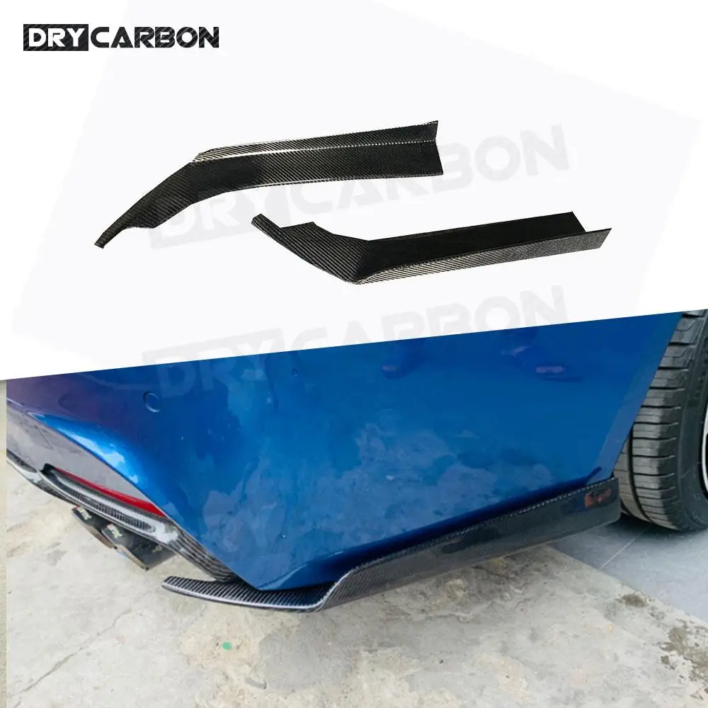 

Carbon Fiber Universal Car Rear Bumper Lip Angle Splitters Diffuser Bumper Lip Spoiler Canards for BWM for Benz for Audi