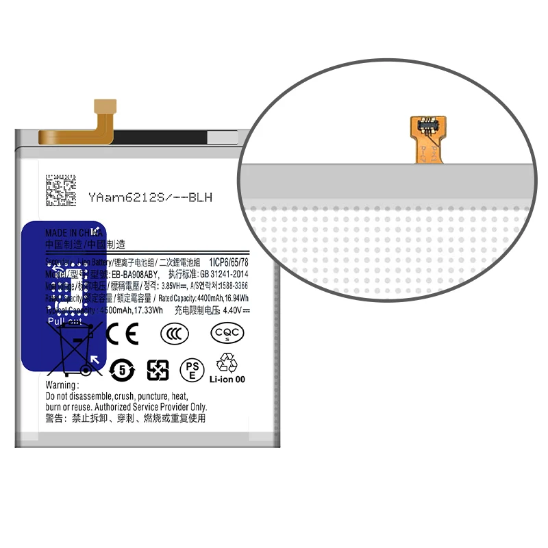 Brand New EB-BA908ABY 4500mAh High Quality Replacement  Battery For Samsung Galaxy A90 5G A908 A908B A908N Mobile Phone  +Tools