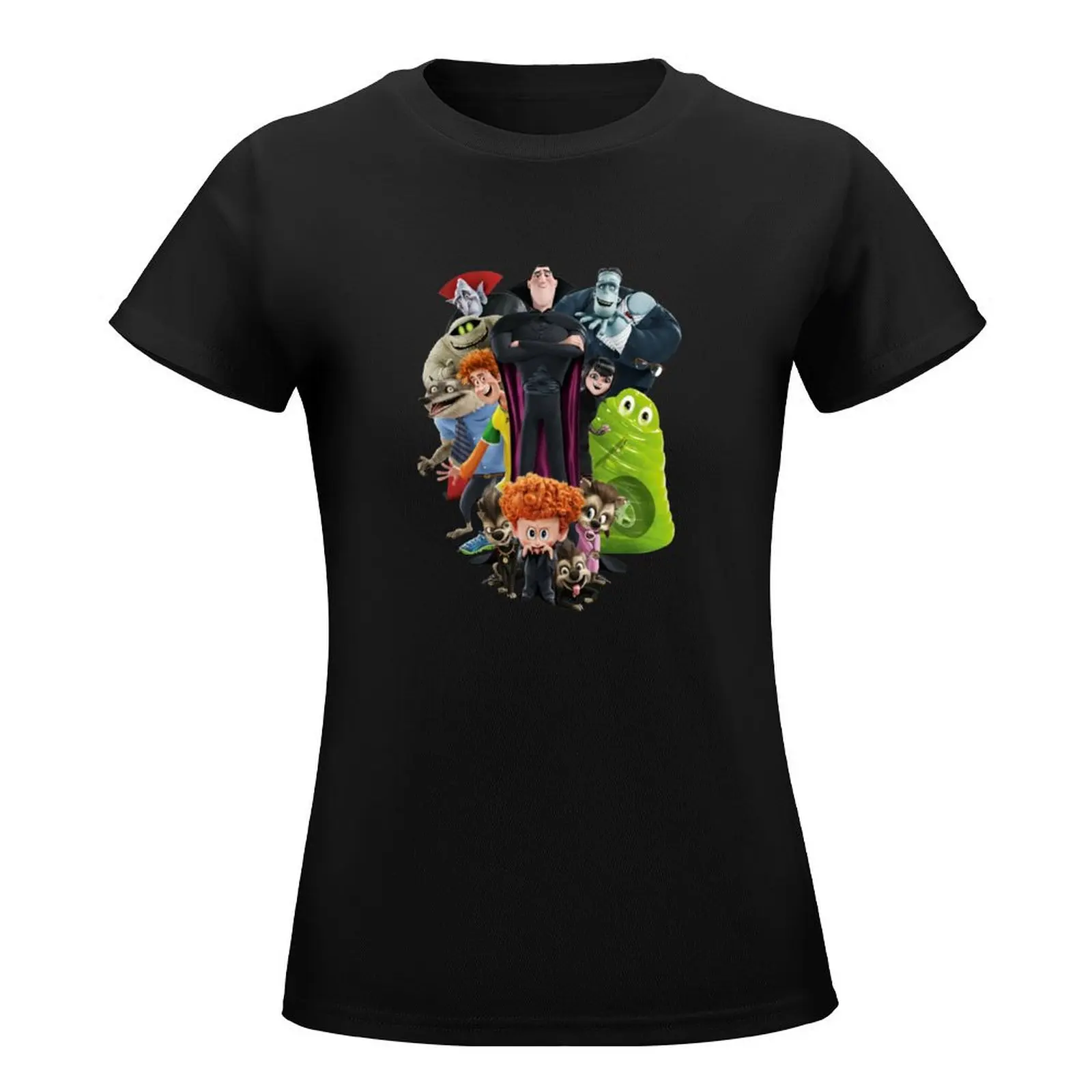 hotel horror T-Shirt summer clothes tees cute tops anime clothes oversized t shirts for Women