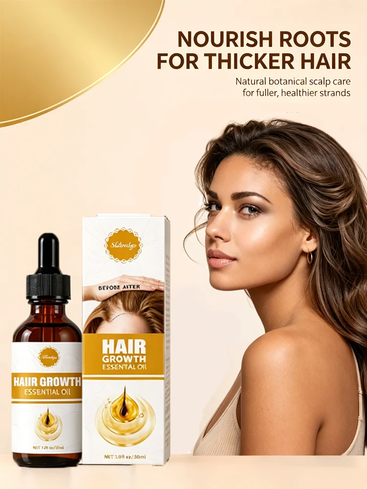 Targeted Hair Regrowth Essential Oil Boost Follicle Vitality to Accelerate Healthy Hair Thickening Results