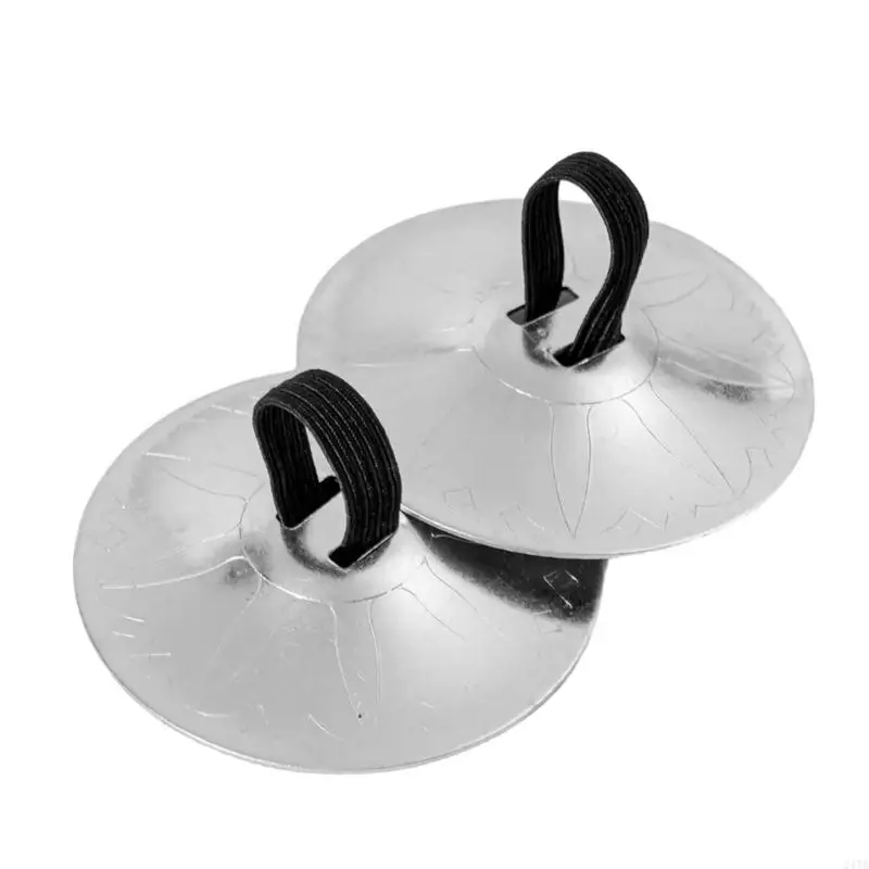 1 Pair Metal Belly Iron Dance Finger Cymbal Metal Dancing Music Equipment Accessory Percussion Musical Instrument Set