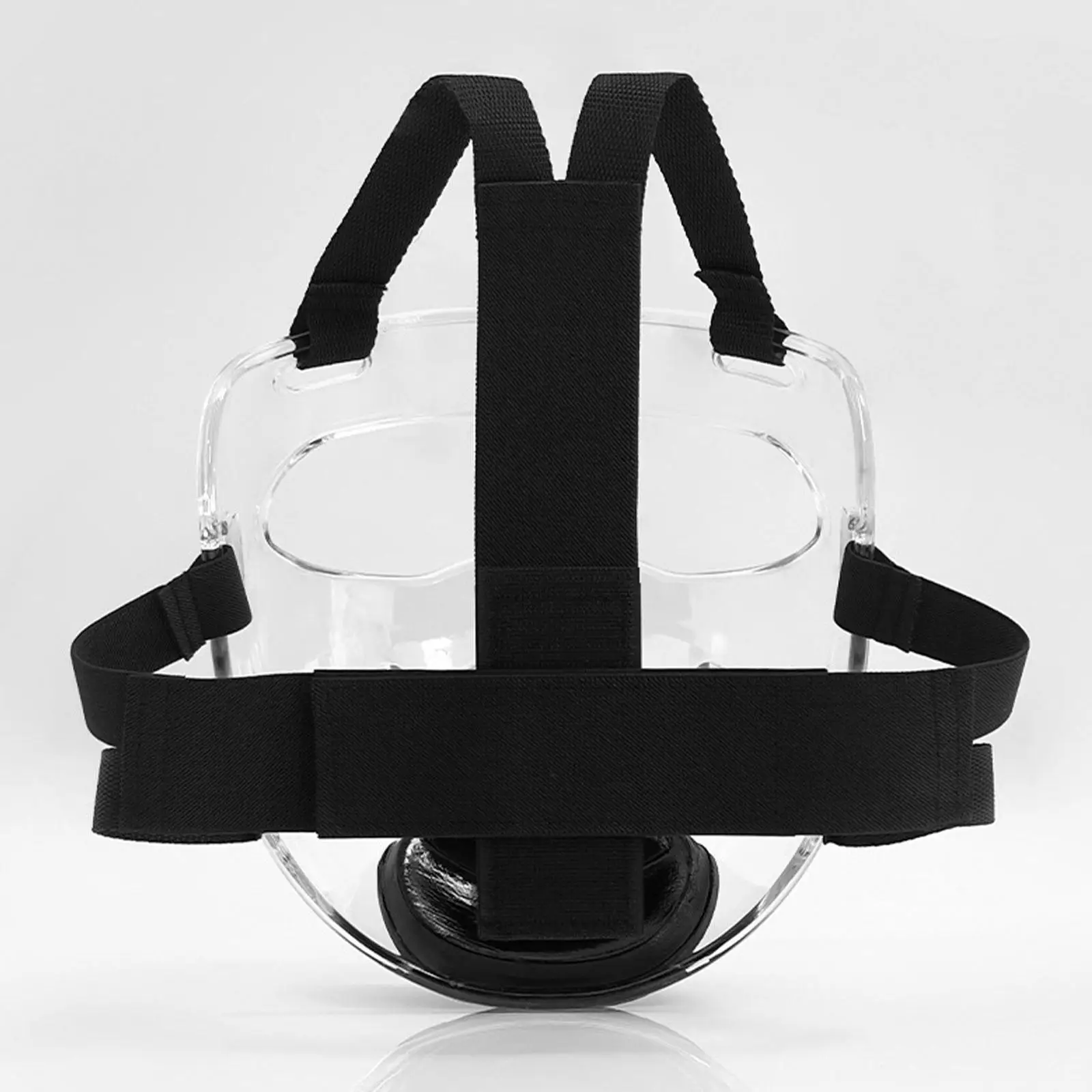Clear Face Guard Taekwondo Mask Adjustable Lightweight Protection Headgear for Karate Boxing Practice