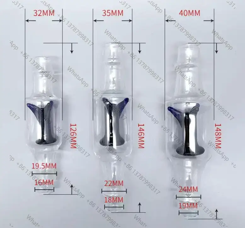 Liquid filling machine glass check valve accessory leakage throttle valve y type backflow prevention 3pcs/batch