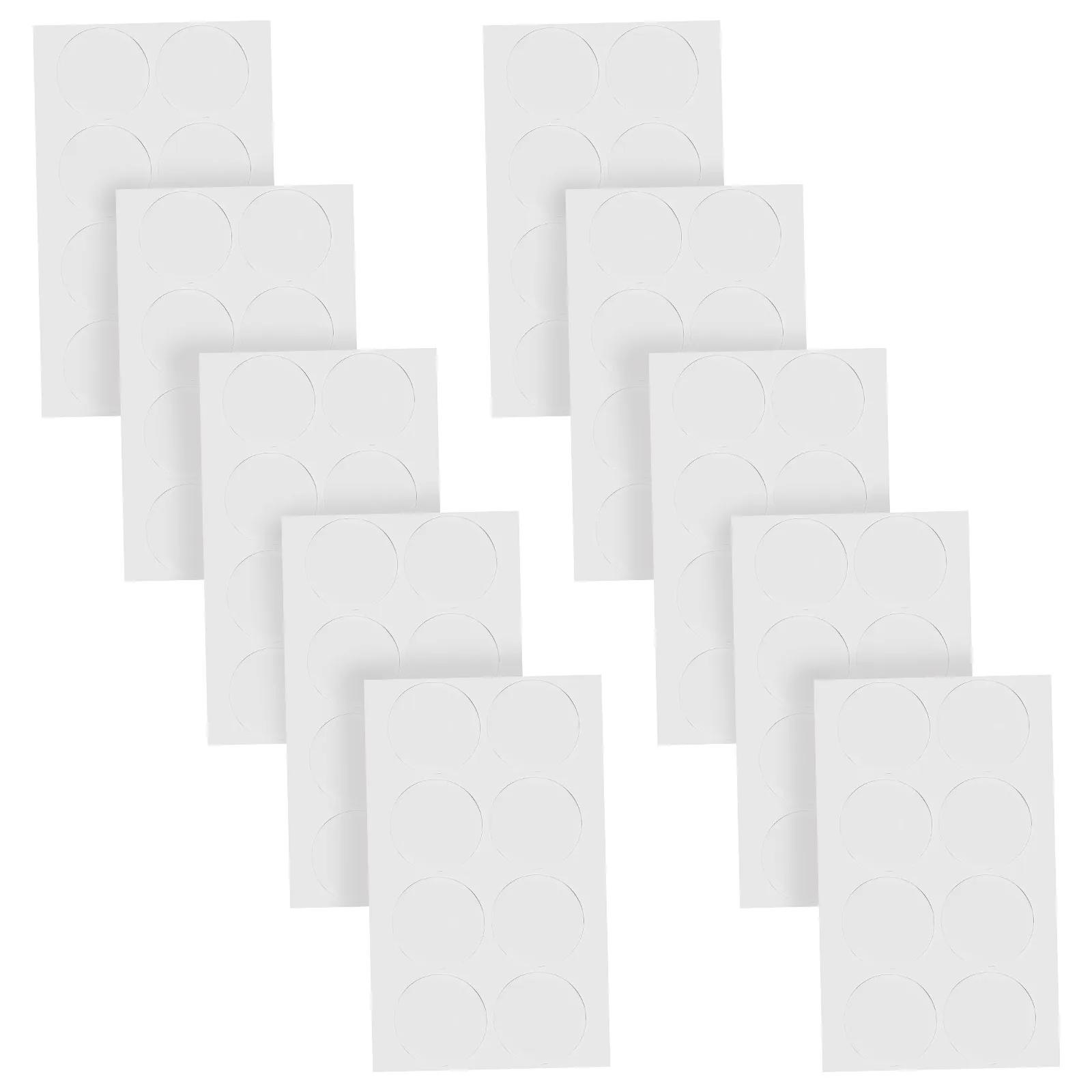 

80 Pcs Anti-slip Gasket Glass Table Rubber Grippers No Trace Glue Clear Bumpers Pads for