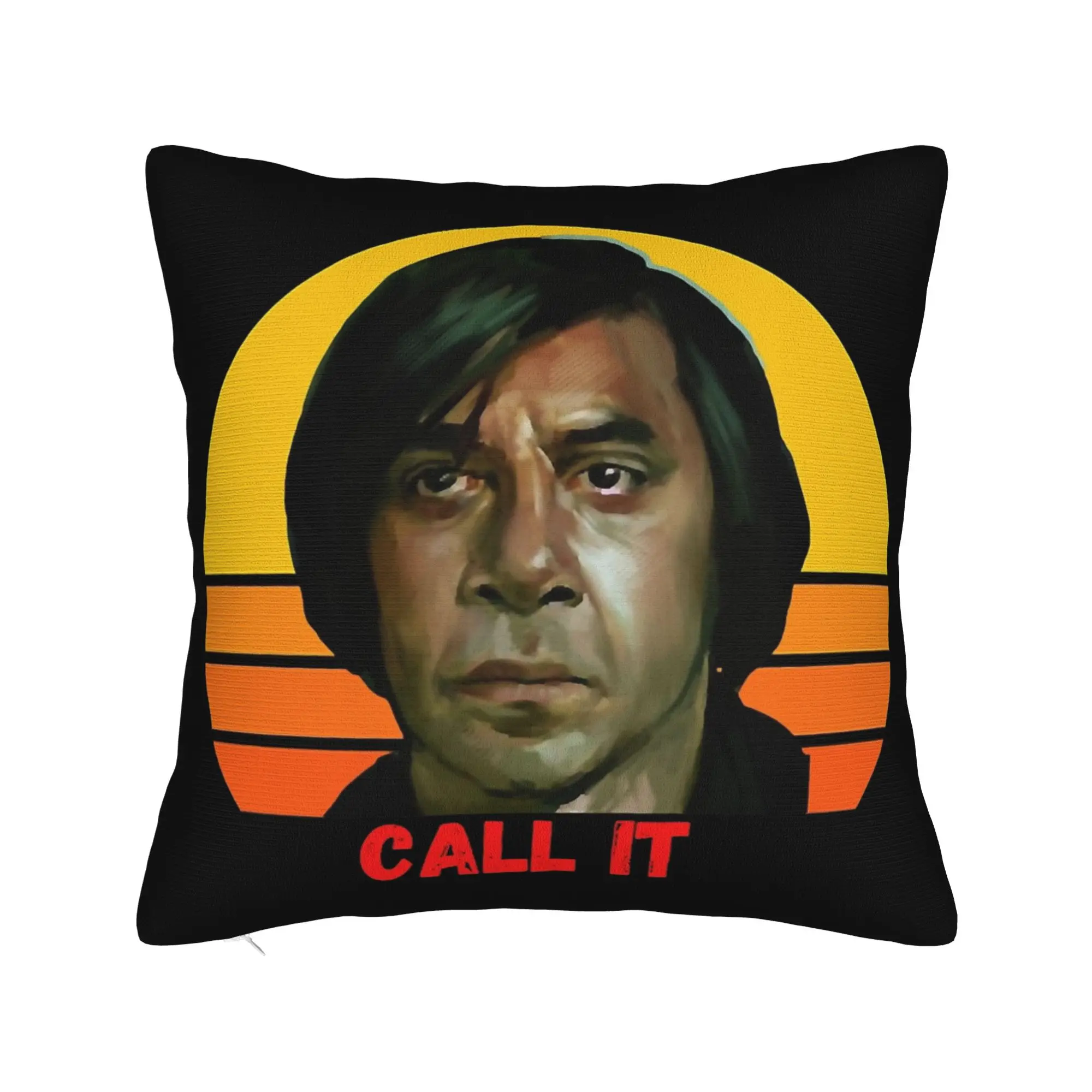 Call It Anton Chigurh No Country for Old Men Pillowcase Printed Cushion Cover Pillow Case Cover Home Wholesale 45X45cm