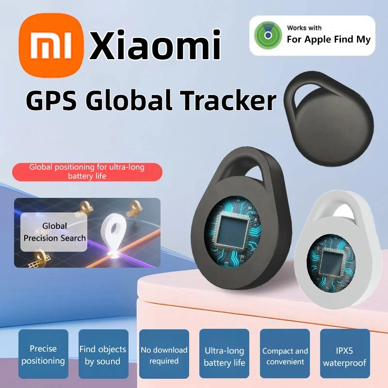 Xiaomi المقتفي المسنين طفل الحيوانات الأليفة محدد مفتاح المحفظة مكافحة فقدان جهاز سيارة GPS البحث المقتفي تحديد المواقع العالمية لابل العثور على بلدي