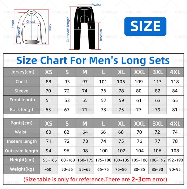 Winter Jacket 2023 Thermal Fleece Cycling Jacket for Men Long Sleeve Bicycle Clothing Ropa ciclismo para hombre MTB Bike Jersey