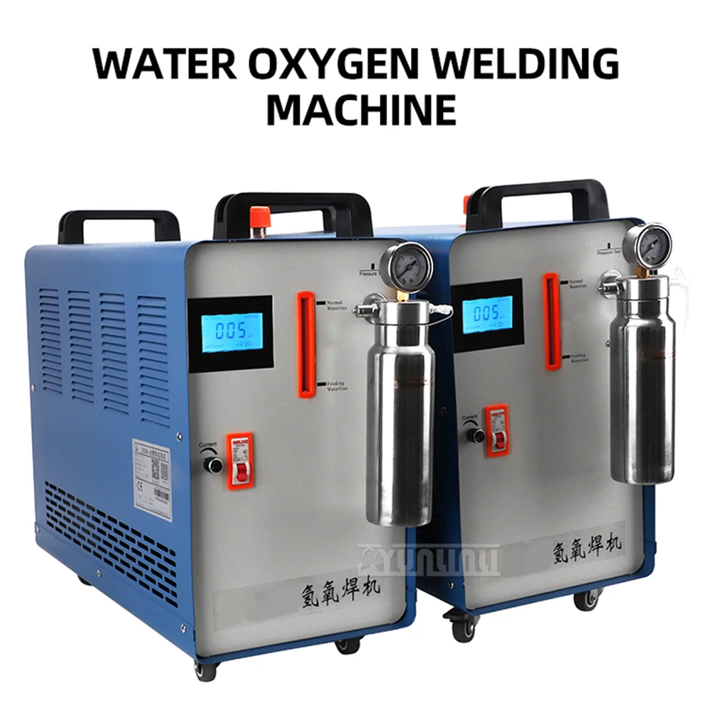 200L/H Oxy-Hydro Generator Water Welder Flame Polisher Oxygen Hydrogen Welding Machine Jewelry Making Tool Melting Machine