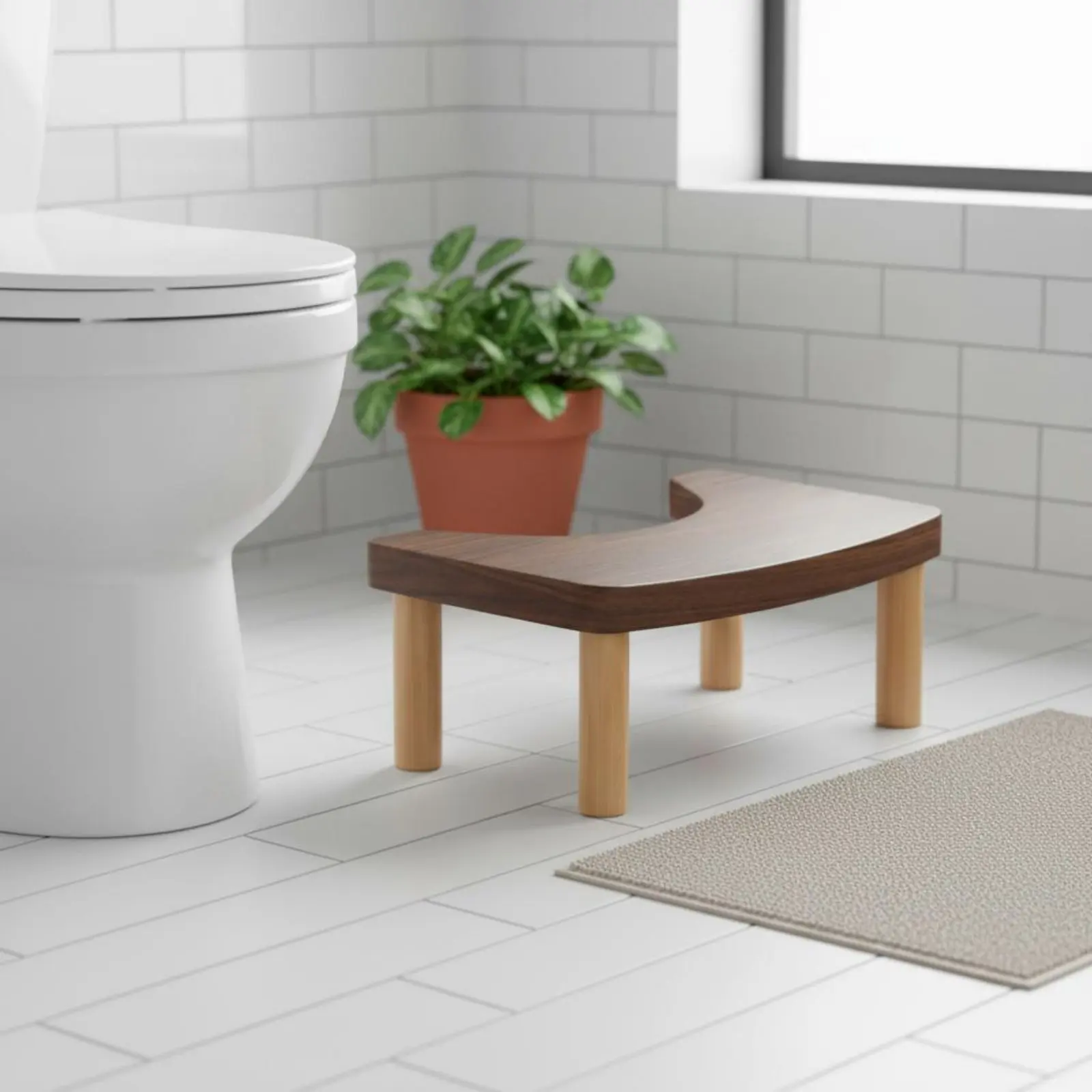 

Деревянная нескользящая подставка для унитаза, универсальная, для сидения на унитазе, легко собирается, для детей