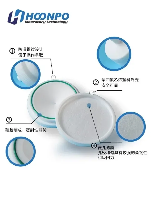 Probenahmefiltermembranklemme Probenahmesklemme 25/40/47 mm Filtermembran