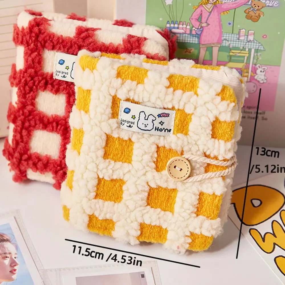 3-inch Small Card Storage Star Pattern Plush Photo Album Binder Photocard Collection Books Loose-leaf Photocard Holder