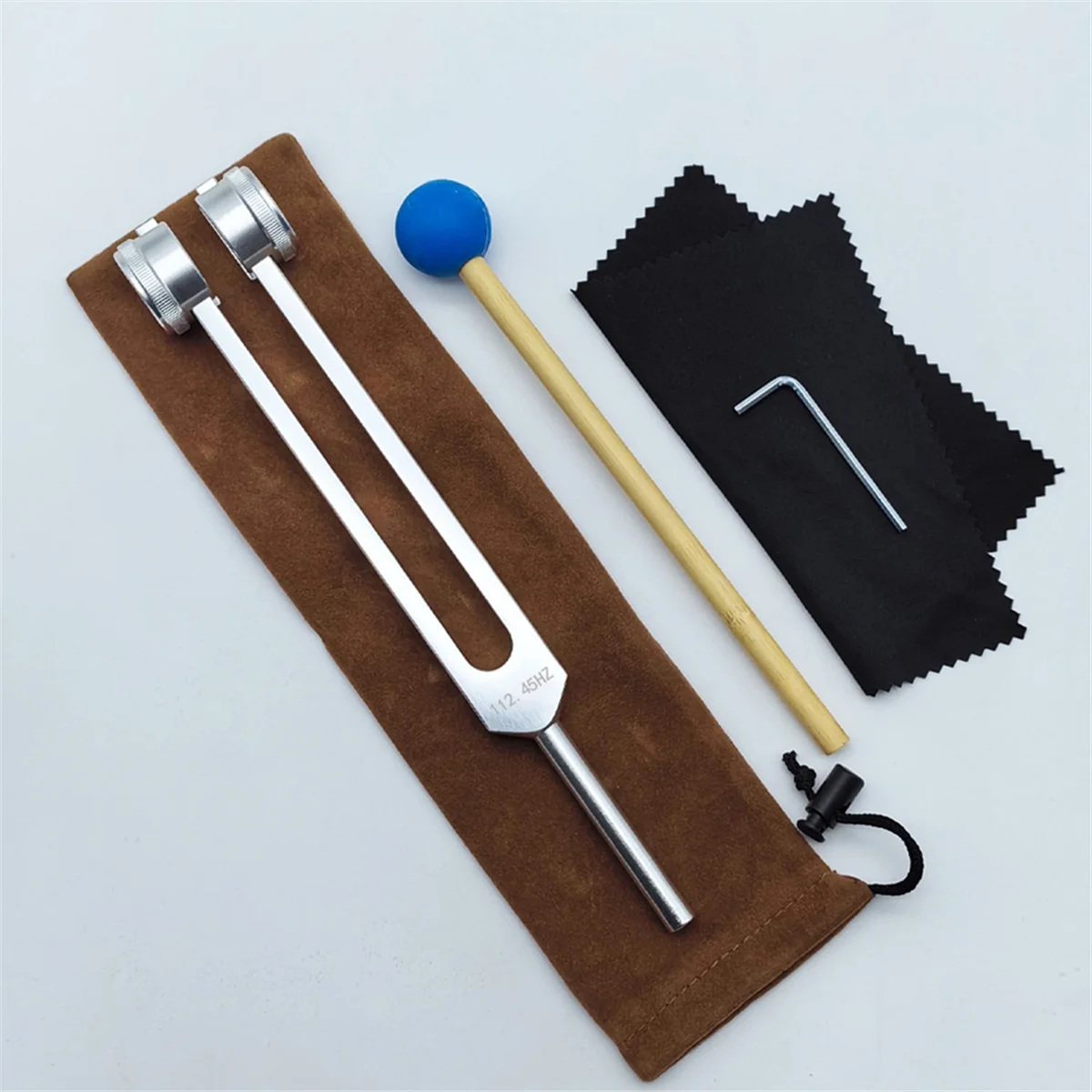 112.45HZ Tuning Fork Set, Tuning Fork for Music Chakra, Sound Therapy, Keep Body, Mind and Spirit in Perfect Harmony