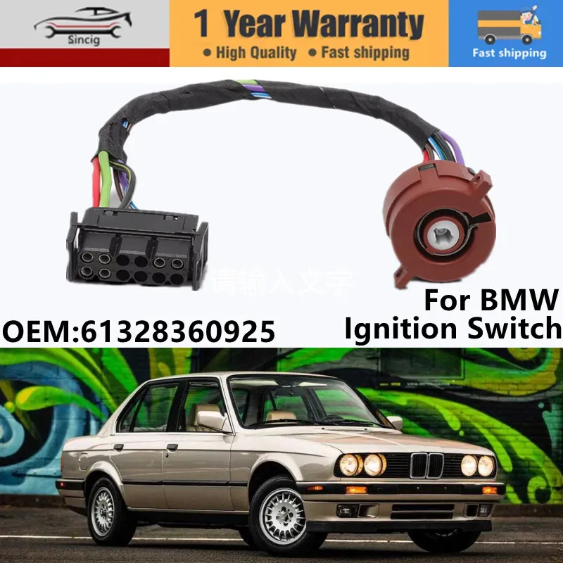 Interruptor de arranque de cerradura de encendido para BMW 318I 1995-1999 318IS 318TI 320I 1992-1995 323IS 325I 1995-1997 325IS 328I 61328360925