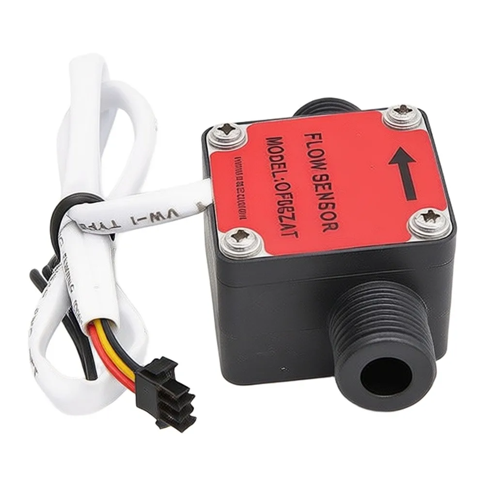OF05ZAT Flow Measurement Sensor for Viscous Fluids G1/2 Thread Compatible with Lubricating Oil Fuel Oil and Milk