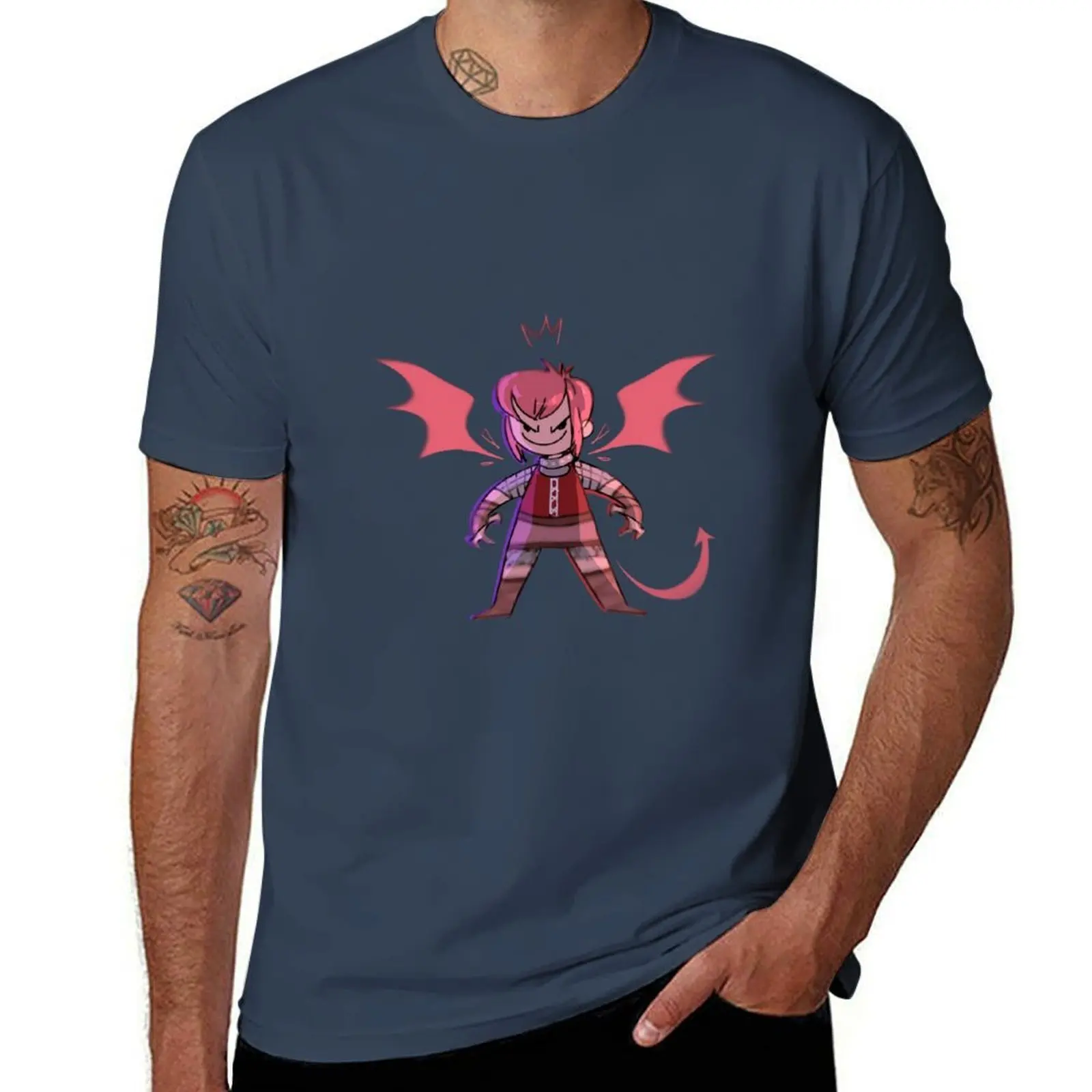 

Nimona Evil T-Shirt Large Size Basic Casual T-Shirt