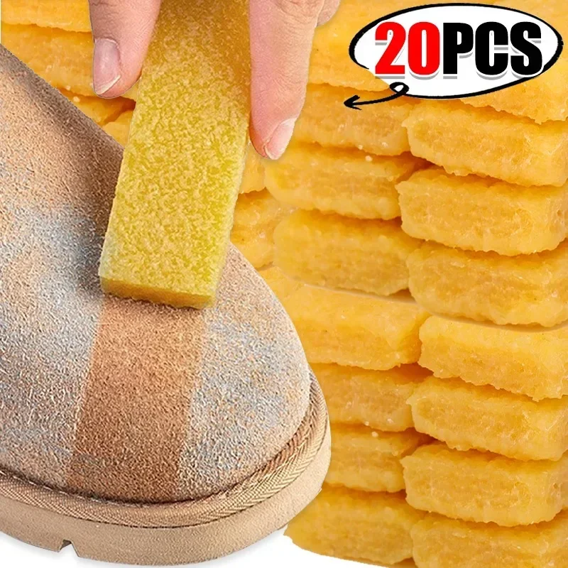 20/1Pcs Natural Shoe Eraser Rubber Block Suede Shoes Boots Cleaning Care Decontamination Shining Wiping Home Leather Cleaner