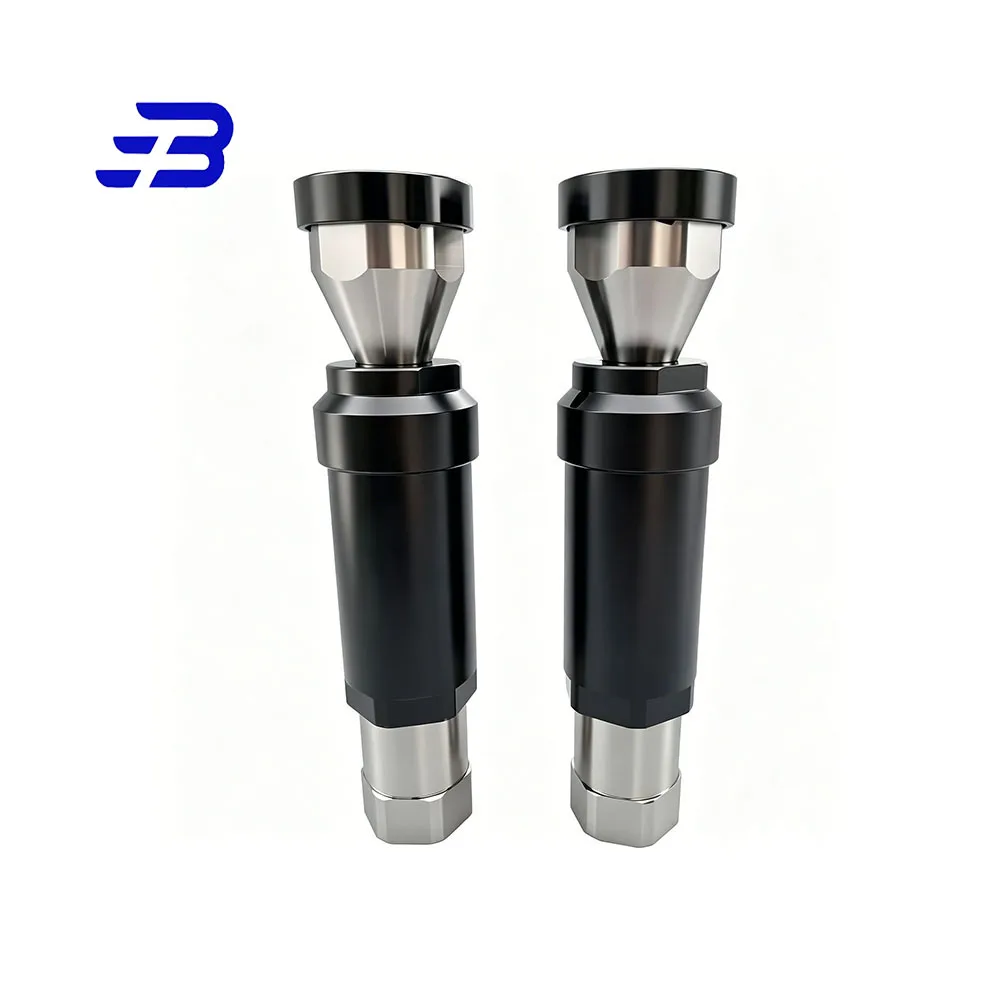 22k psi/1500 bar 4-port ultra high pressure self-rotary cleaning water jet nozzle for Surface cleaning and rust removal