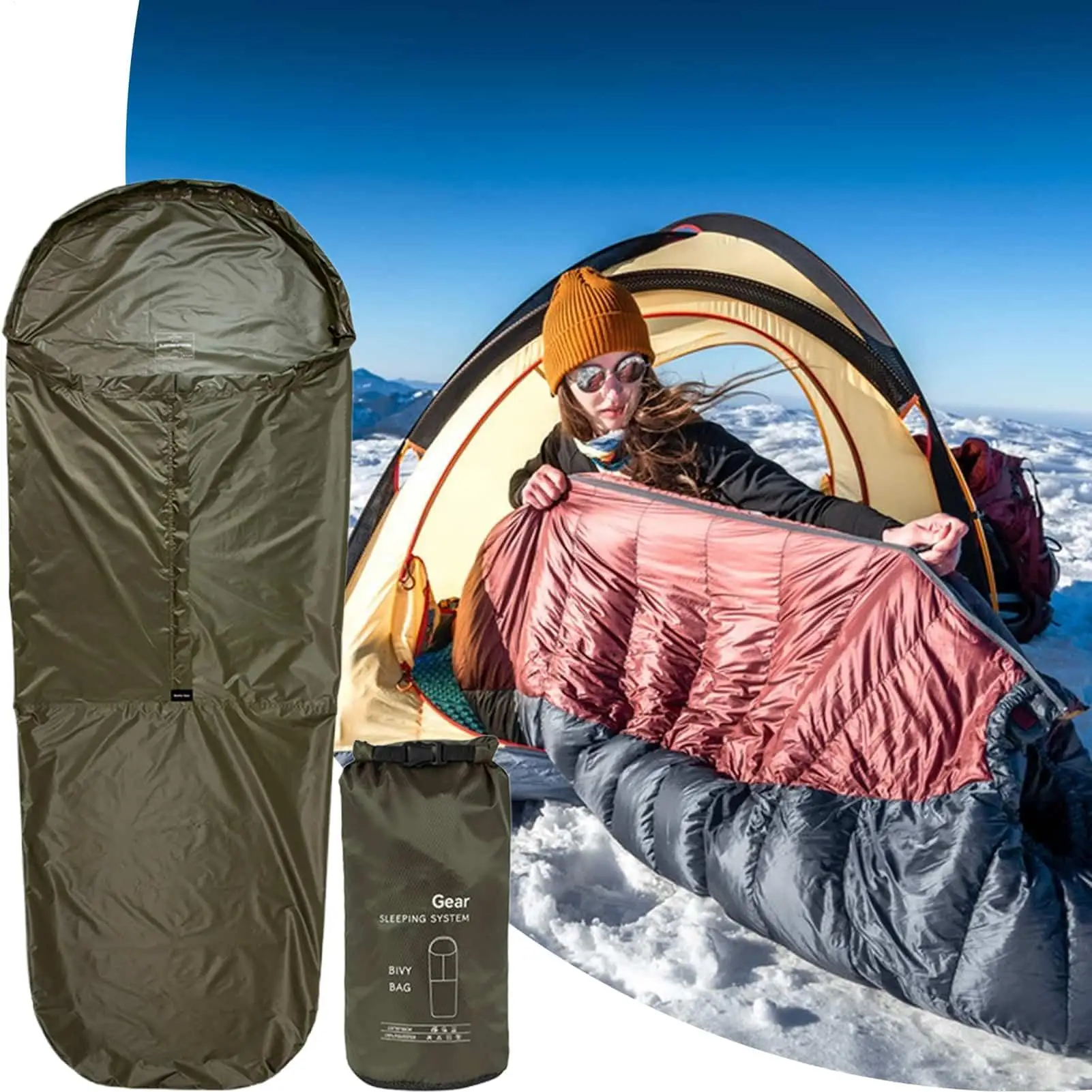 

Sleeping Bag Liner Thermal Inner Sheet for Camping Backpacking Hostel Travel Bedding Protection Hygiene Washable Sack