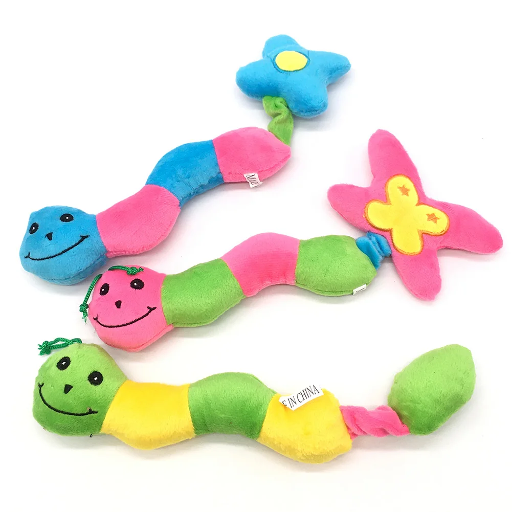 Bug Shape Toys Pet   Colourful Toys Cheap Toys Lovely Voice Squeaker Toys Plush Toys Cuddly Puppy Toys Pet Dogs Chewing Toys