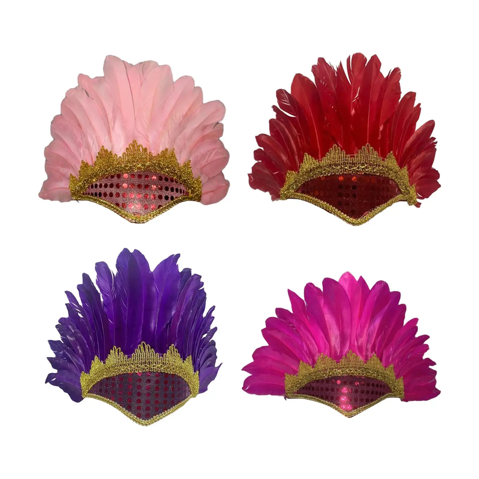 Federkopfschmuck American Chief Indian Native Hut für Karneval Maskerade