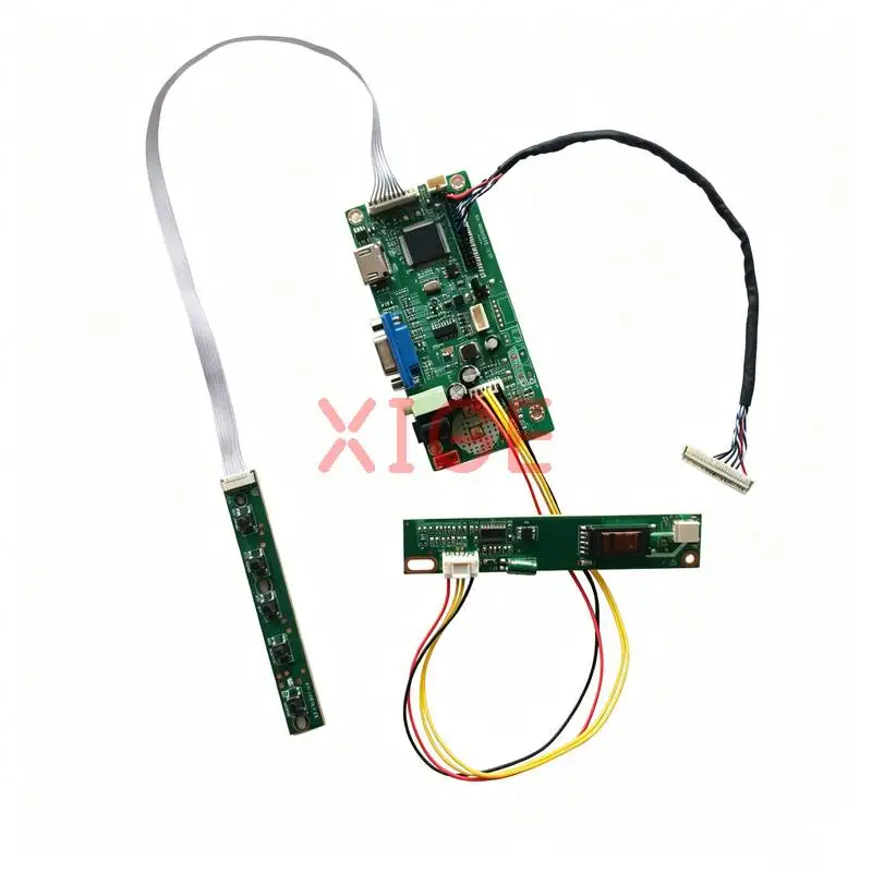 LCD Display Drive Controller Board Fit HT14X19 LTD141EA TD141TGCD HT14X1B 1-CCFL VGA+HDMI 1024*768 1024x768 30 Pin LVDS Kit DIY