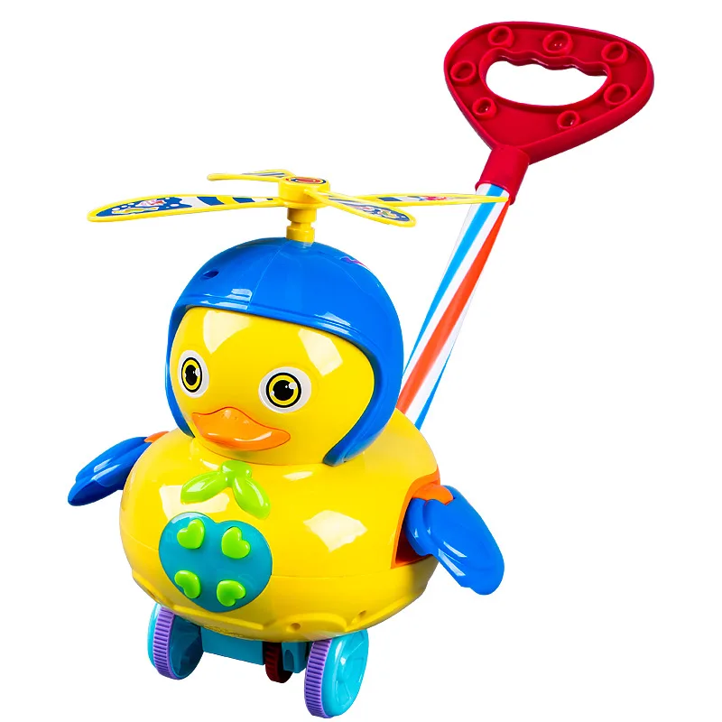 

Upgraded Music Story One-year-old baby pushes toy pushes music putter duck walker baby learns to walk