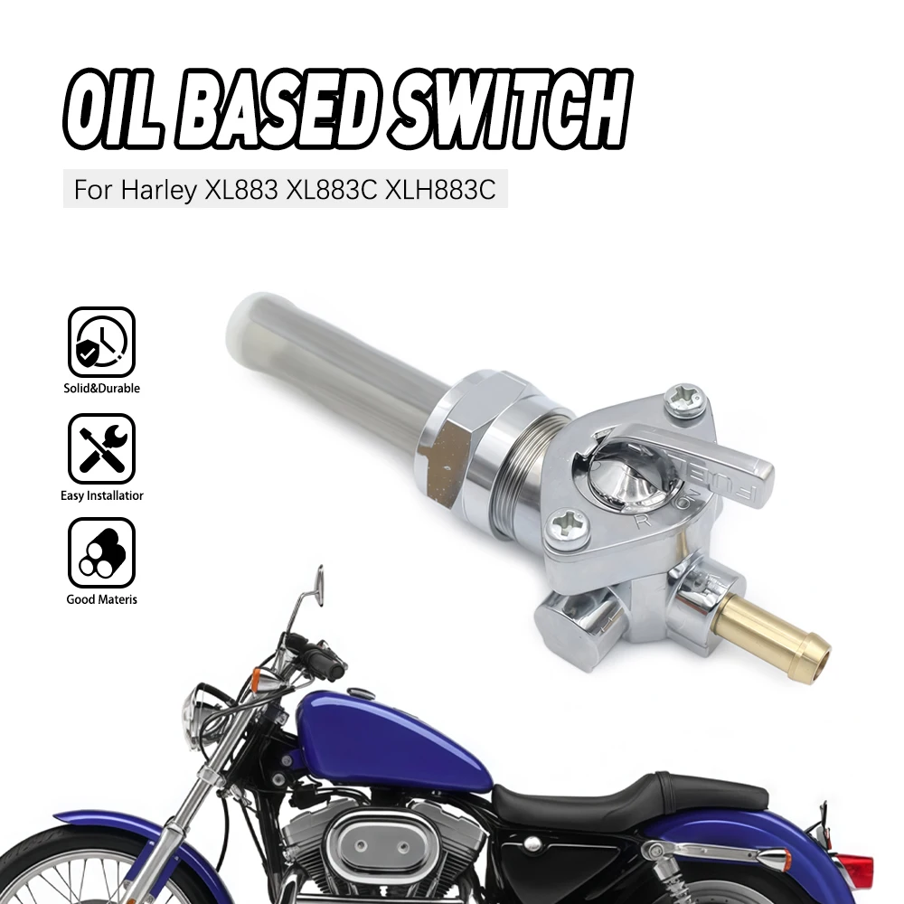 

Fuel Petcock 22mm Gas Tank For Harley Sportster Big Twin Custom 1975-up Motorcycle