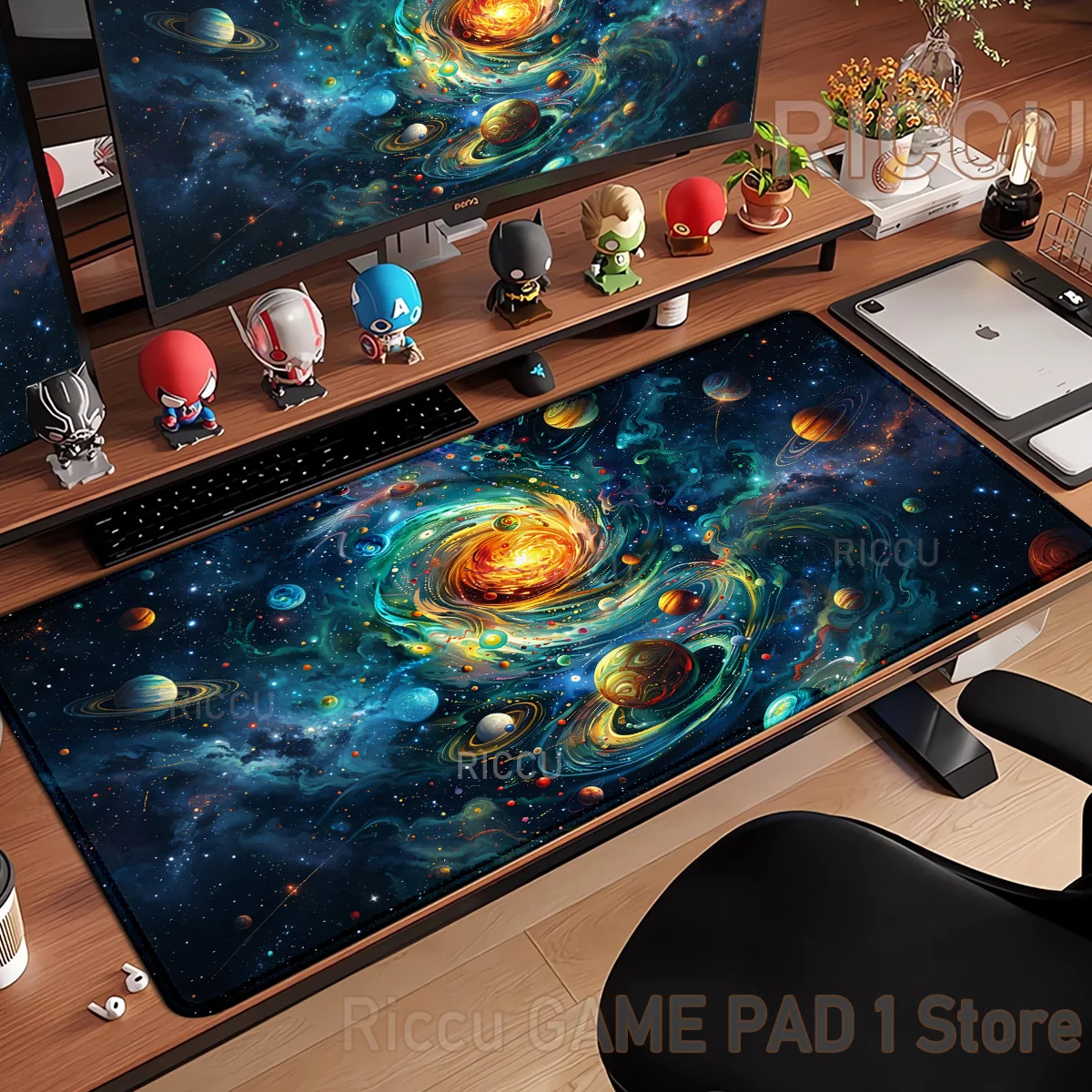 Universe Space Solar System Planet Large Gaming Mouse Pad Computer Laptop Mousepad XXL Keyboard Pad Desk Mat PC Gamer Mouse Mat