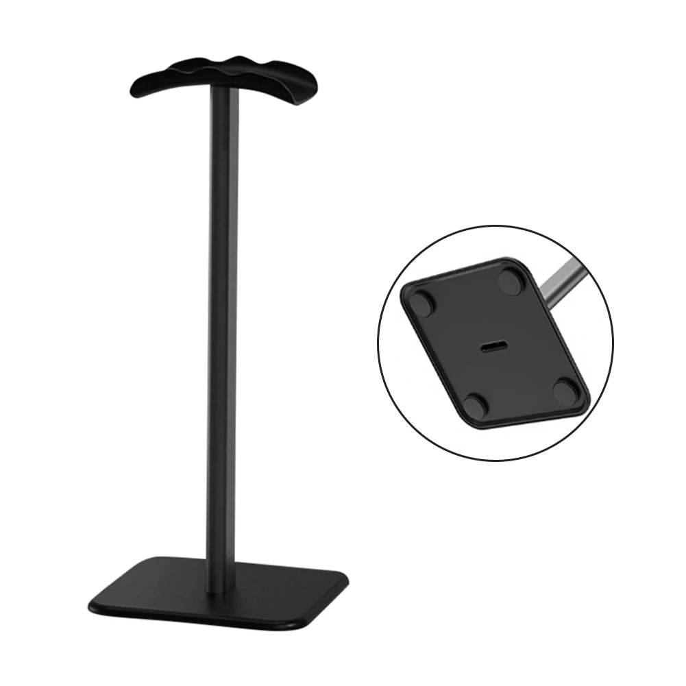 Supporto per cuffie Supporto per cuffie da gioco da scrivania antiscivolo Supporto curvo stabile in lega di alluminio Accessori per auricolari per PC Gamer
