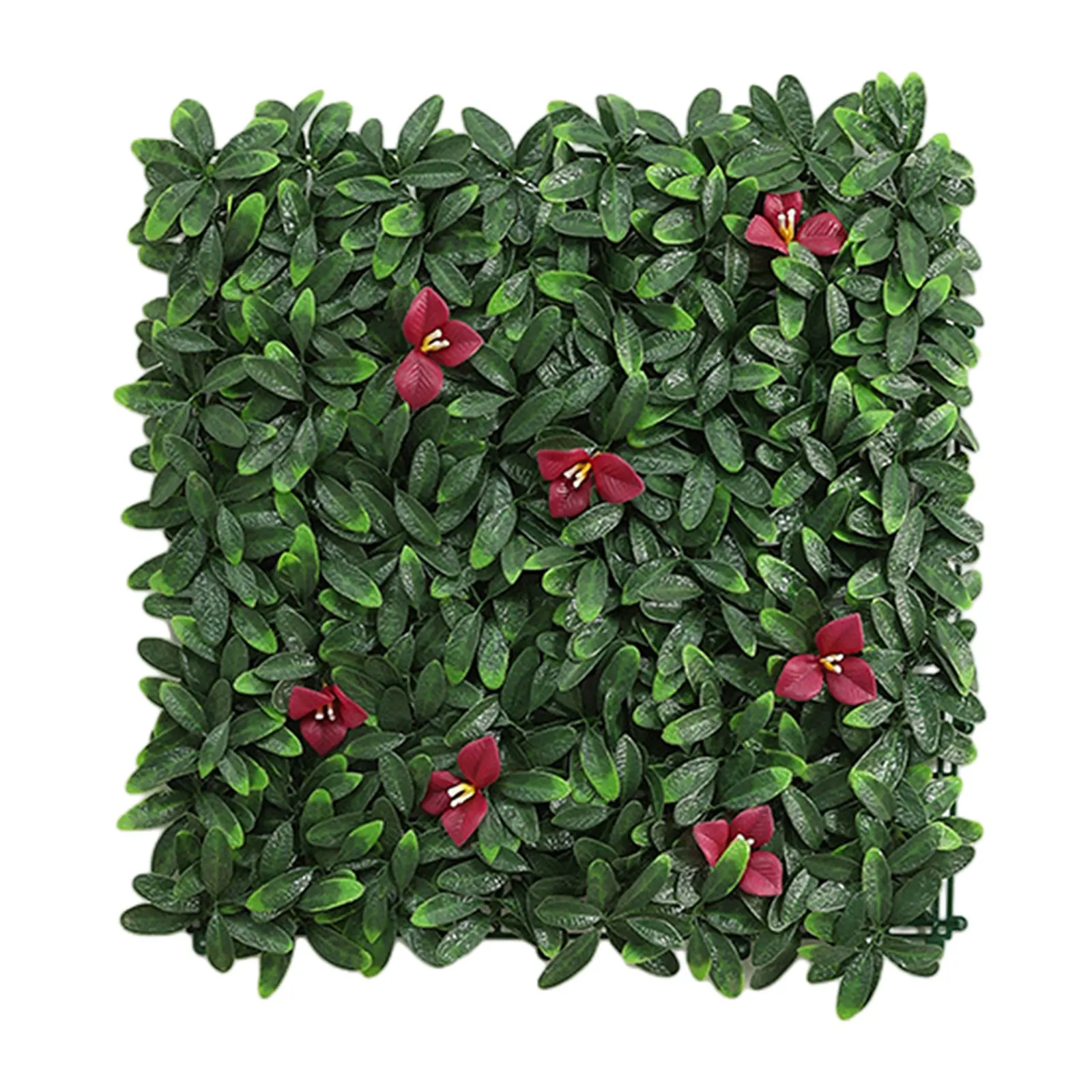 

Artificial Plant Walls Foliage Hedge Grass Mat Greenery Panels Fence 50*50cm Wall Cover Fake Plant Decoration Flowers Floral Déc