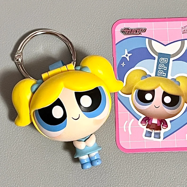 新しいパワーパフガールズ回転クロスドレッシングブラインドボックスコレクションおもちゃアニメ周辺モデルガールフレンド子供サプライズギフト