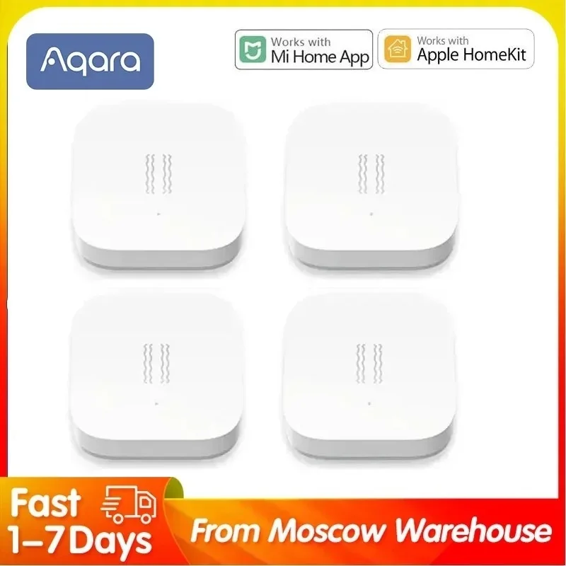 Aqara Vibration Sensor Zigbee Shock Motion Sensors Detection Alarm Monitor Built In Gyro For Xiaomi Mijia Homekit APP