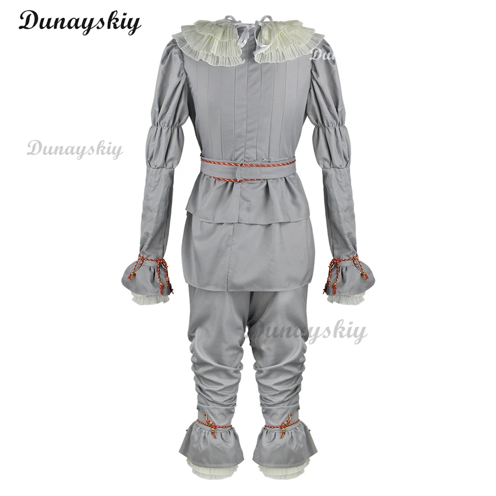 Костюм Pennywise для косплея на Хэллоуин, для мужчин, женщин, детей, мальчиков, девочек, Семейный комплект одежды в стиле Стивена и восстановления ночи, клоуна