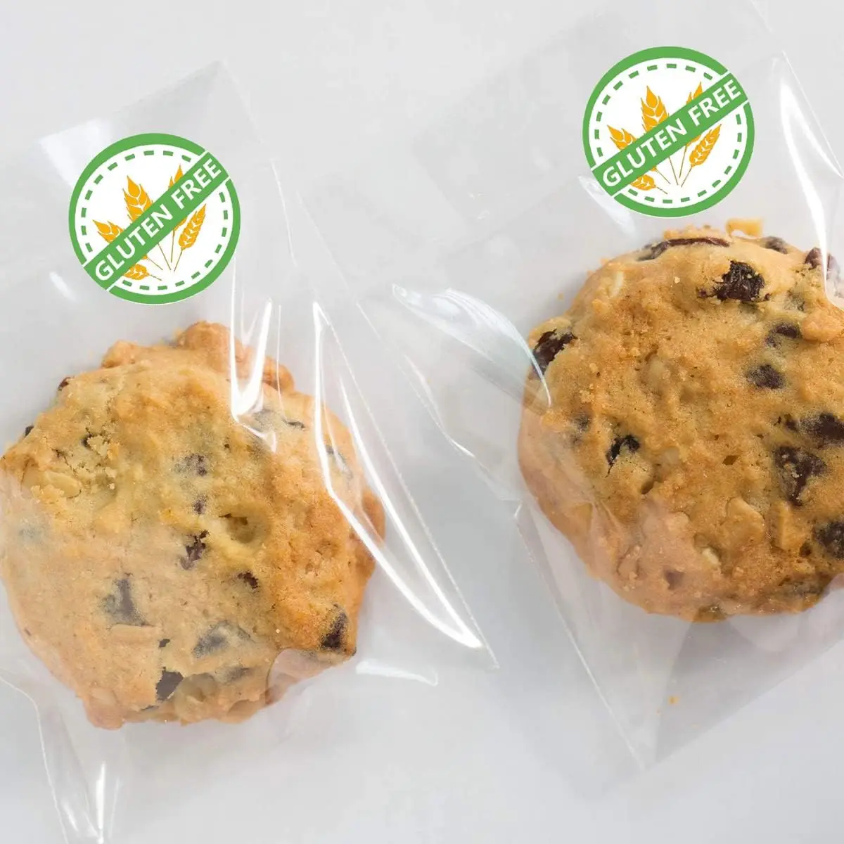 Gluten Free Stickers Gluten Allergic Labels, 1.5 Gluten Contains Warning Allergies Food Rotation Stickers for Food