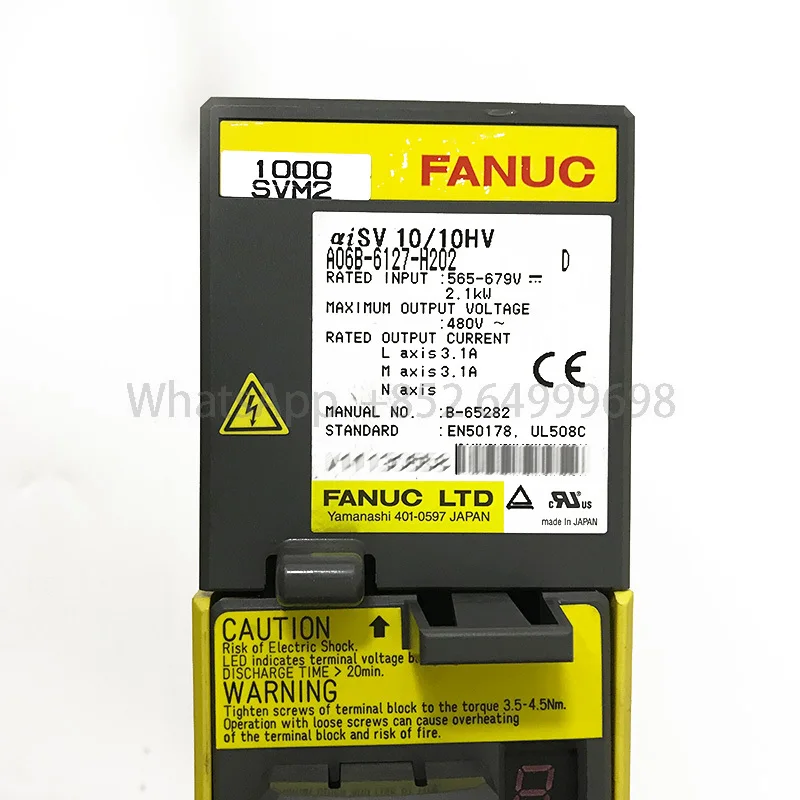 A06B-6127-H202 utilisé testé ok servomoteur pour Machine à système CNC