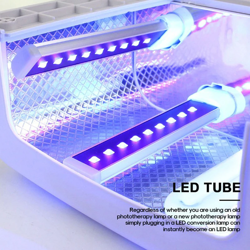 9W 9LEDs elektronische fototherapie UV LED-lamp gloeilamp voor Nail Art geldroger