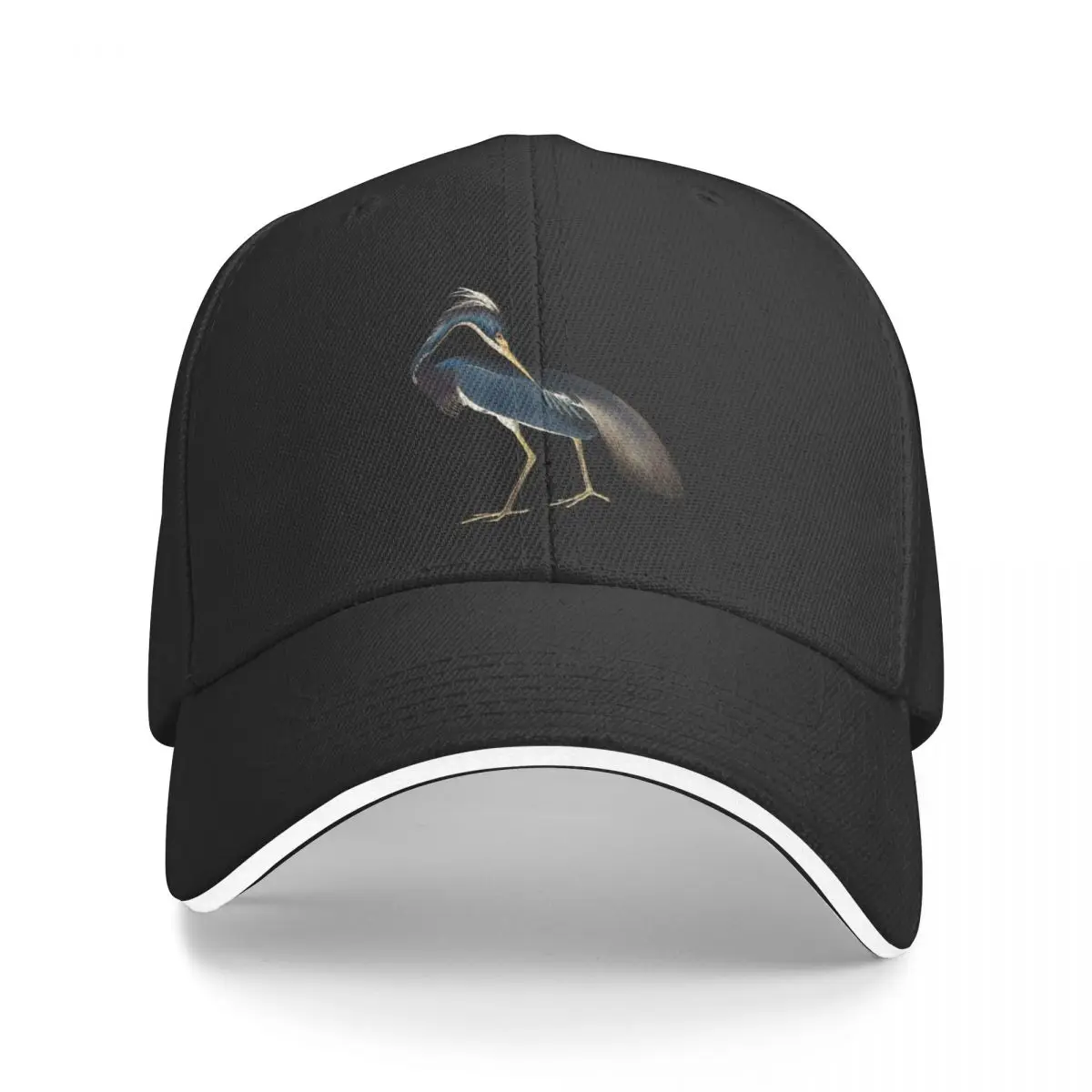 Audubon's tricolored (Louisiana) heron Baseball Cap Golf Wear Rave Hat Man For The Sun Men Women's