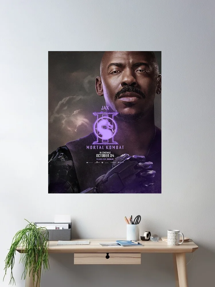 Mortal Kombat 2 Movie Art Print Canvas Poster, Living Room Decor, Home Wall Picture