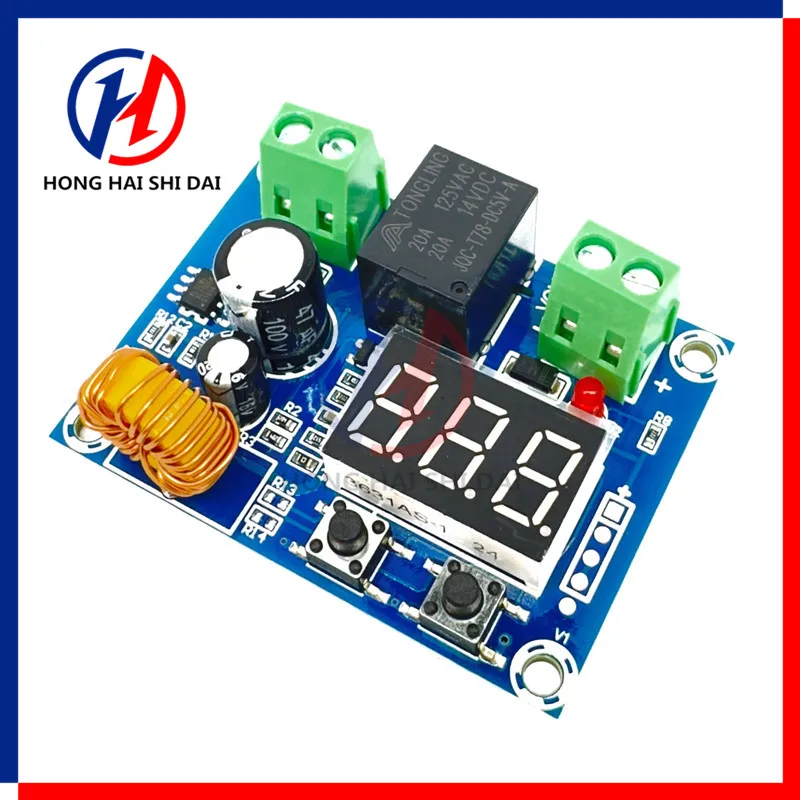 XH-M609 Low Voltage Disconnect Switch Cut Off 12V 24V 36V Digital LED Display Over-Discharge Protect for 12-36V Lithium Battery