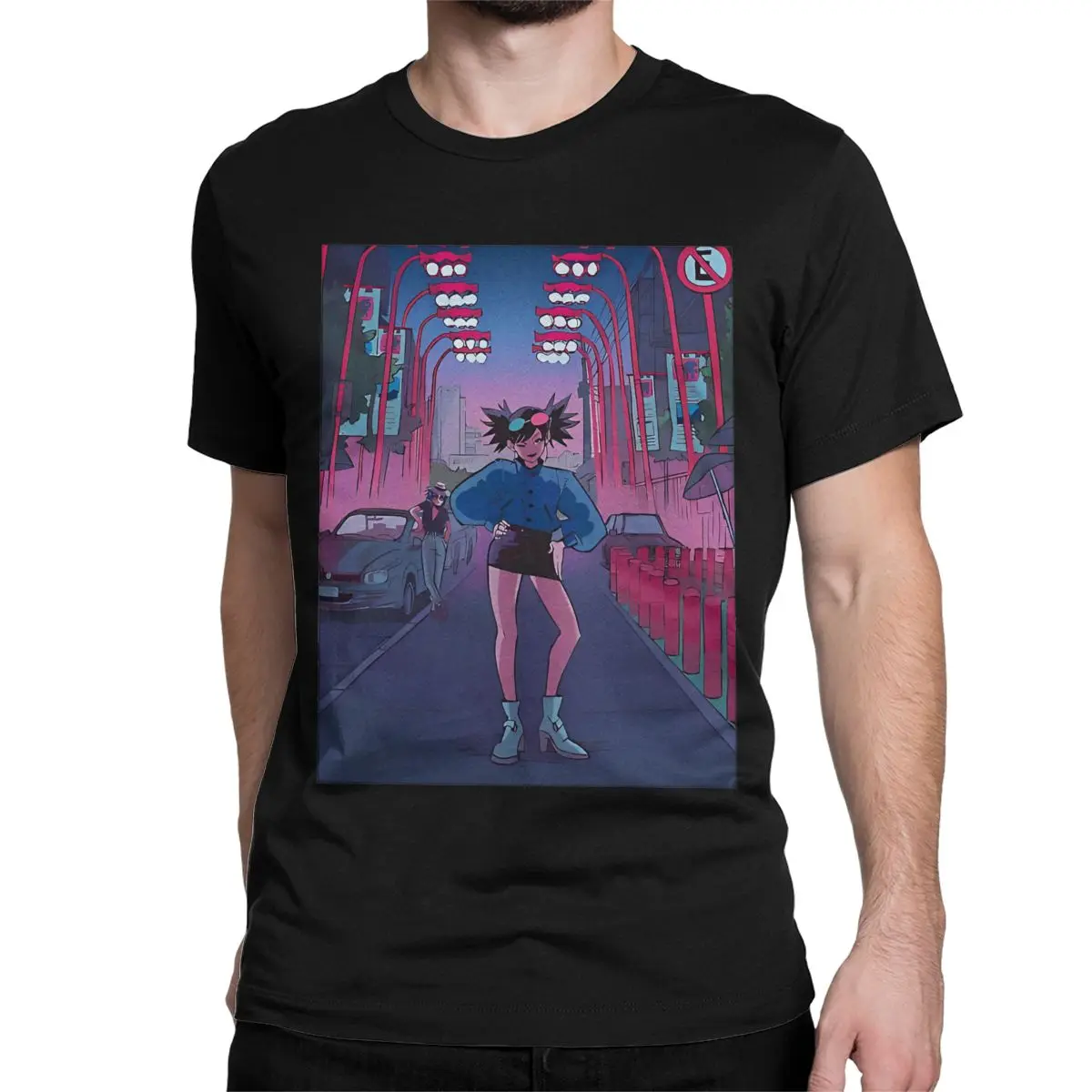 Damon Albarn Men Women's T Shirt Gorillaz Funny Tees Short Sleeve O Neck T-Shirts 100% Cotton Printing Tops