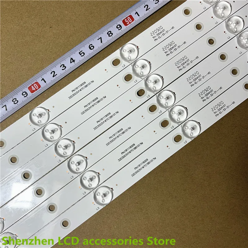 

LED Backlight strip for TX-32ES400B TX-32FS500B TX-32CS510B TX-32DS500E 32DS500B TH-32D410T PN-EL-32-21--V0