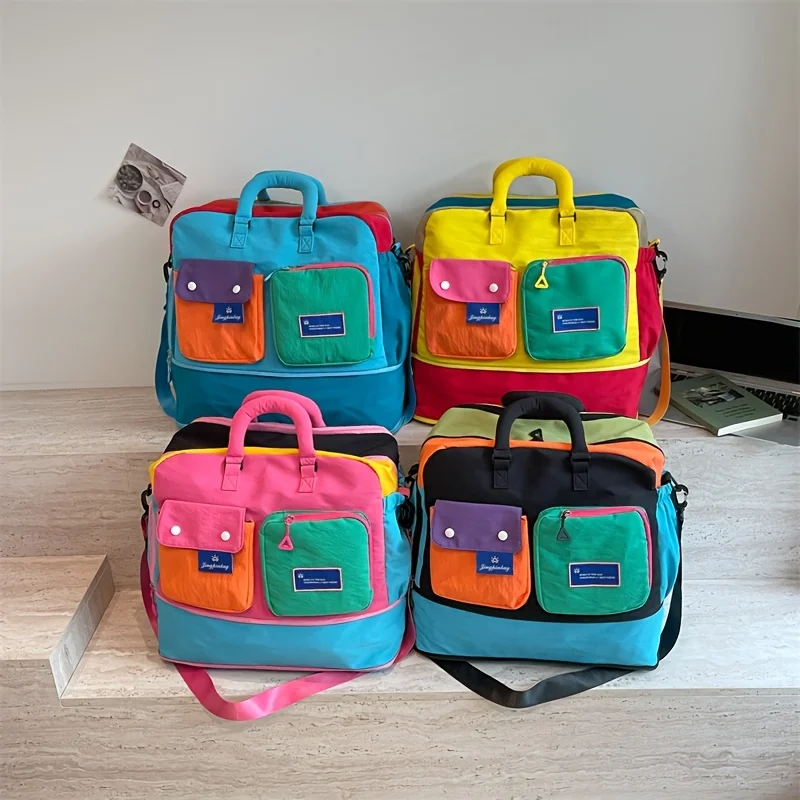 fashionable-contrasting-travel-bag-portable-large-capacity-hand-held-sports-and-fitness-bag-short-distance-business-travel-cross