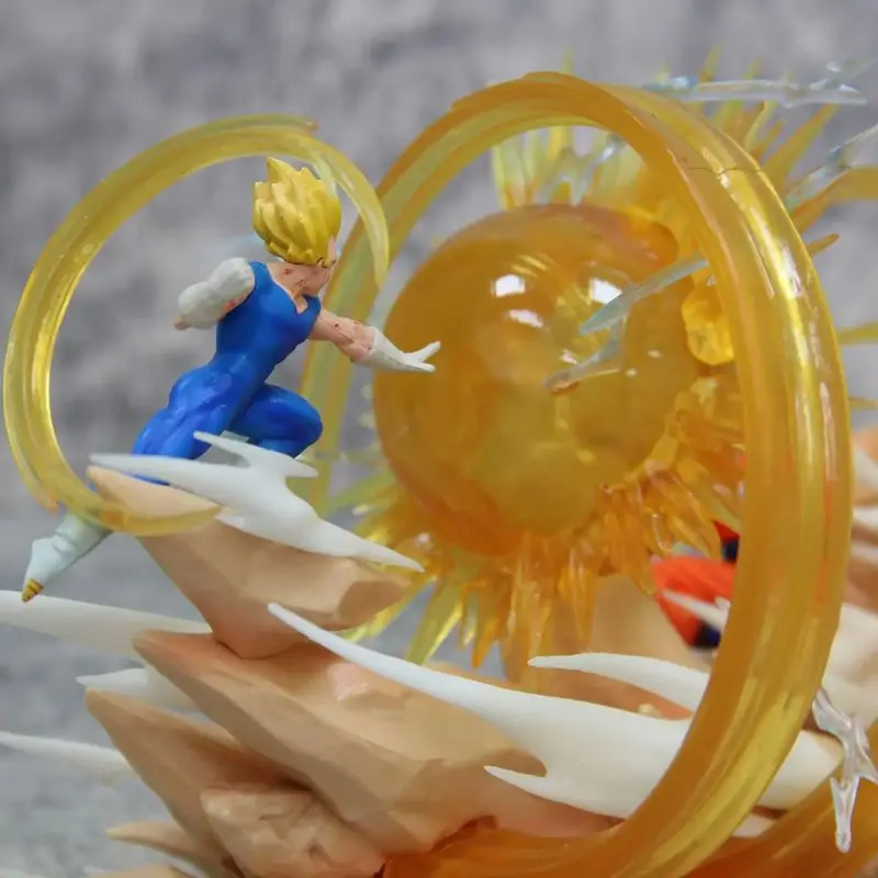 18 centimetri Dragon Ball Figura Sky Top Wcf Goku Vs Vegeta Figura Anime 18 centimetri Gk Pvc Goku Battaglia Vegeta Action Figurine Modello Giocattoli Regali